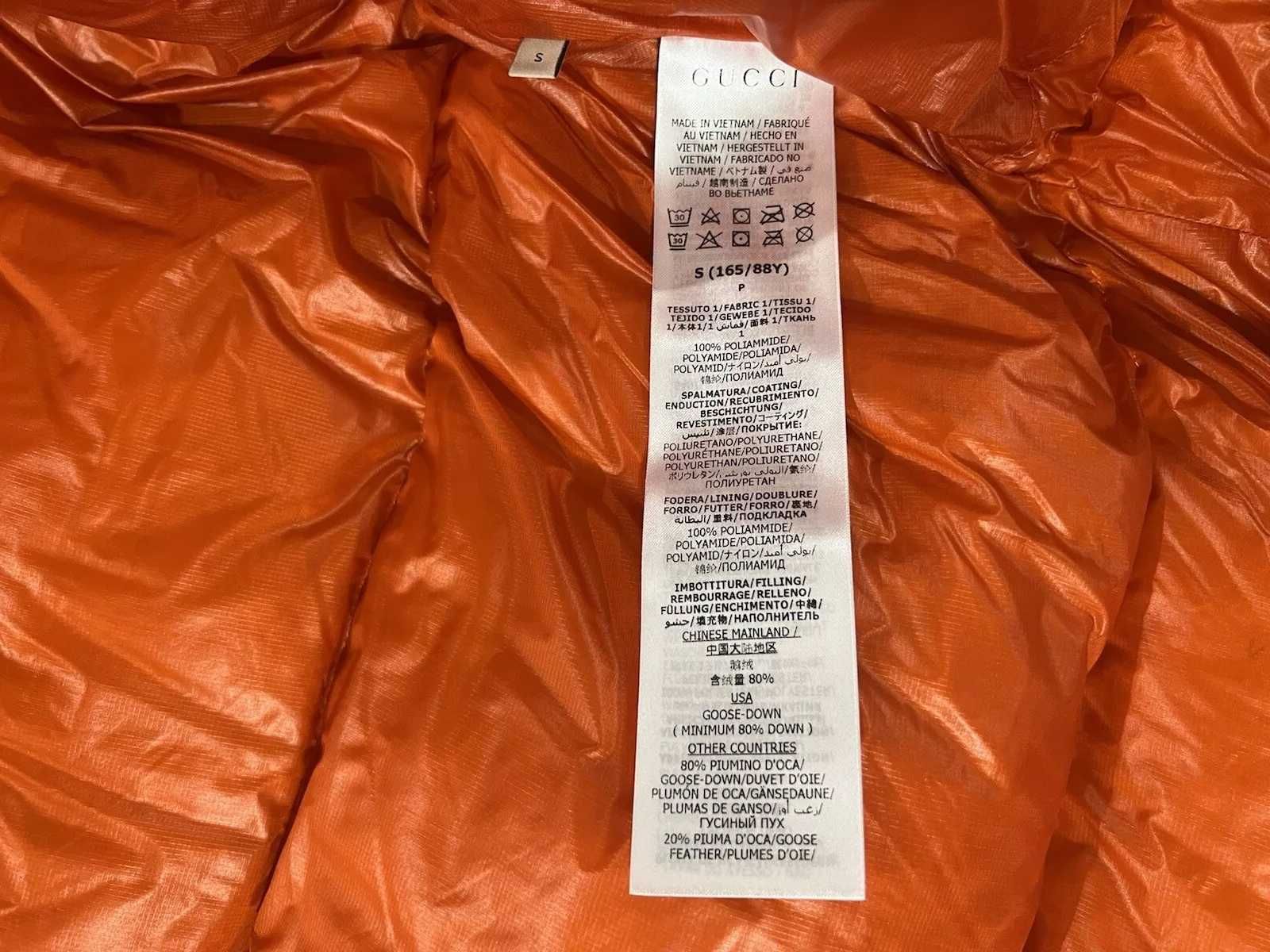 яке тип парка The North Face x Gucci