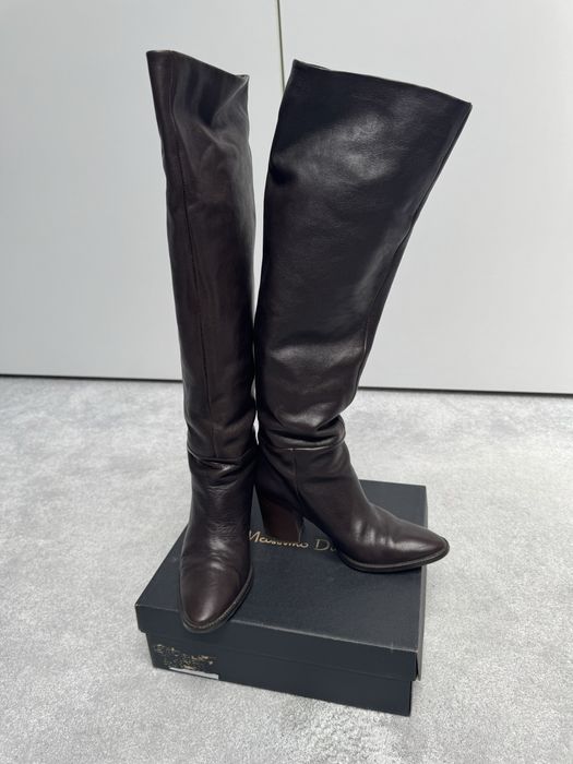 Cizme maro Massimo Dutti, marimea 36