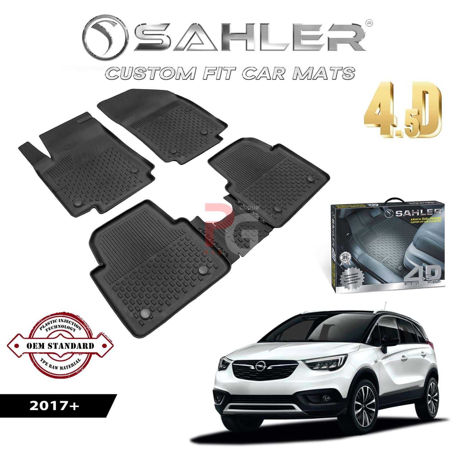 Гумени стелки за Opel Crossland 2017+ / Опел Кросланд /