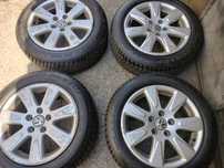 Jante aliaj originale VW R16 cauciucuri de iarna 205 55