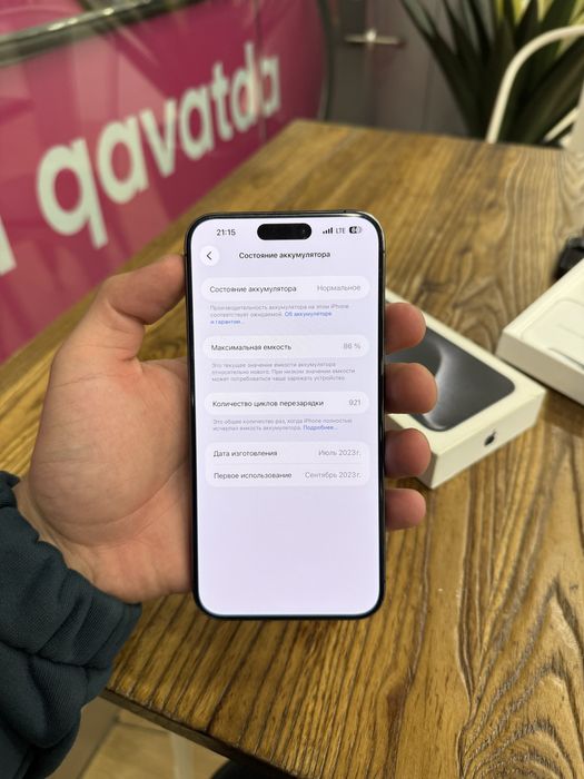 Iphone 15 Pro Max 256 Gb Dual Sim Kar/Dok Full