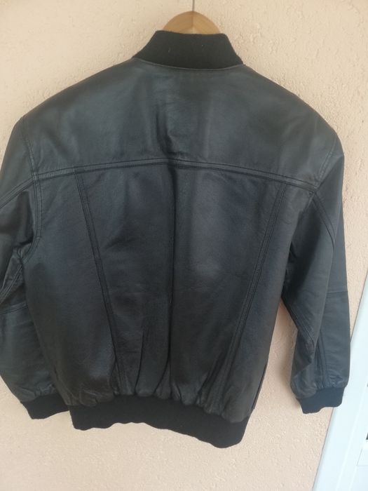 Geaca piele bărbati Smooth bomber M