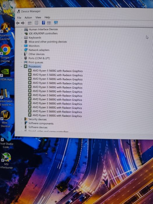 Ryzen 5 5600g + стоков охладител