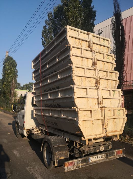 Transport moloz moluz autorizat bena container targa cuva Manipulant