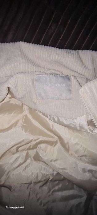 Ново Яке от рипсено кадифе - цвят крем