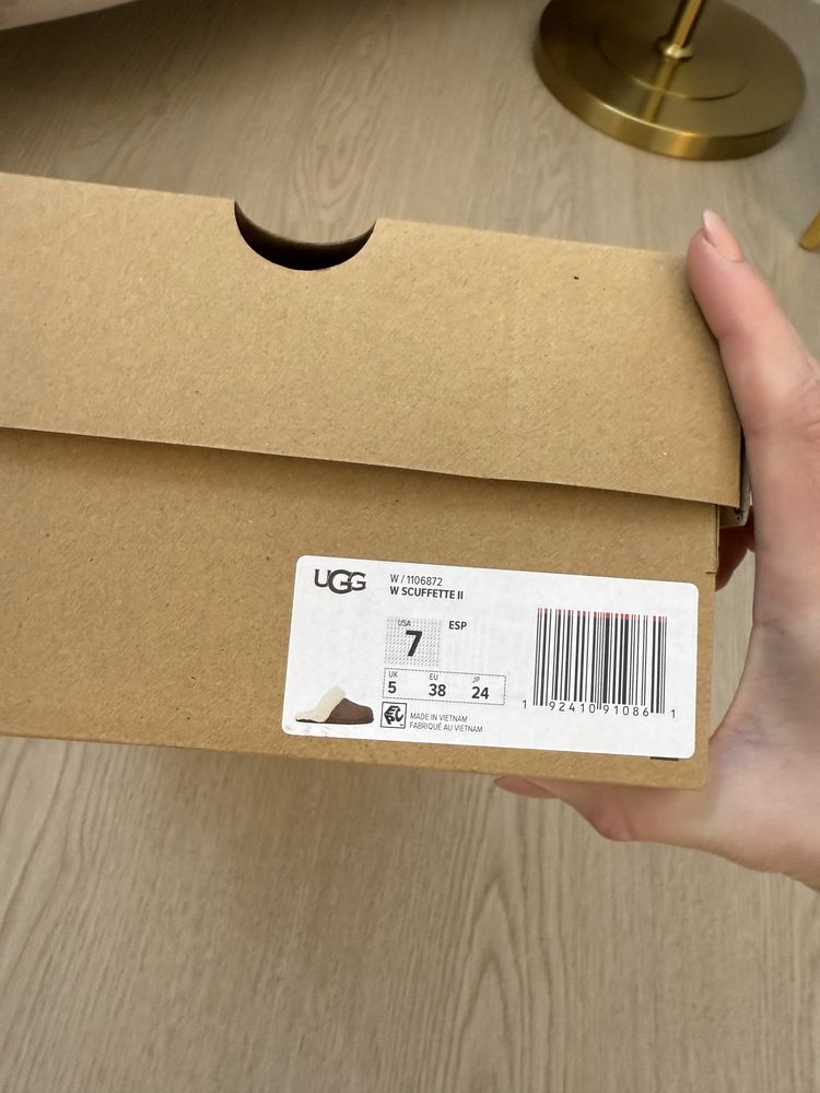 Ugg scufette slippers brown 38/ us 7