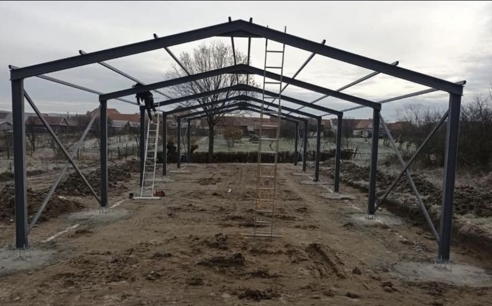 Vand structura hale metalice noi 10x20x4m