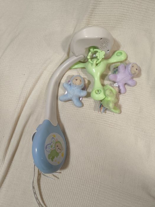 Carusel muzical sunete (melodii și white noise) și lumini