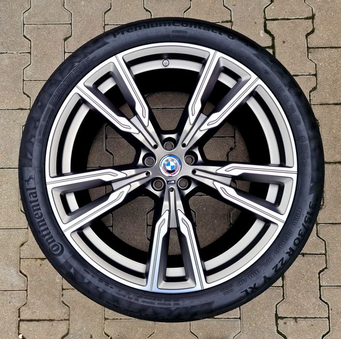 Jante BMW M pe 22 originale BMW X5 G05 X6 G06 XM IX anvelope roti