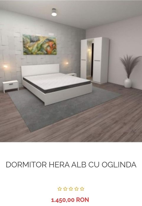 Dormitor cu oglinda