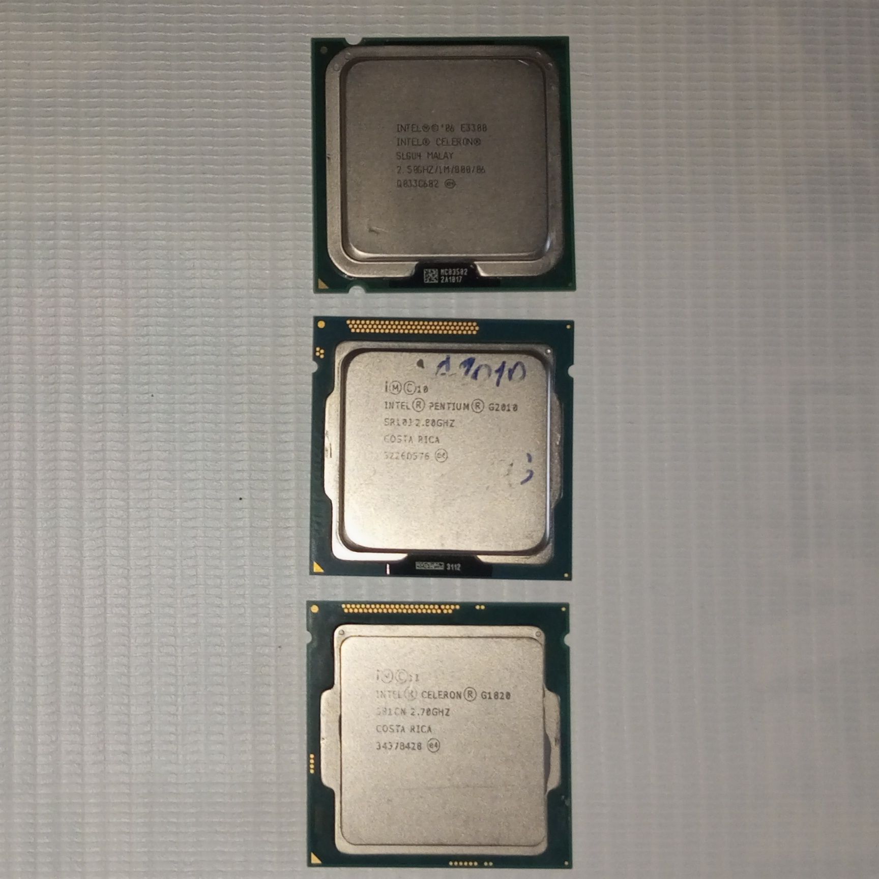 Процессоры Intel под 775, 1155, 1150 сокет