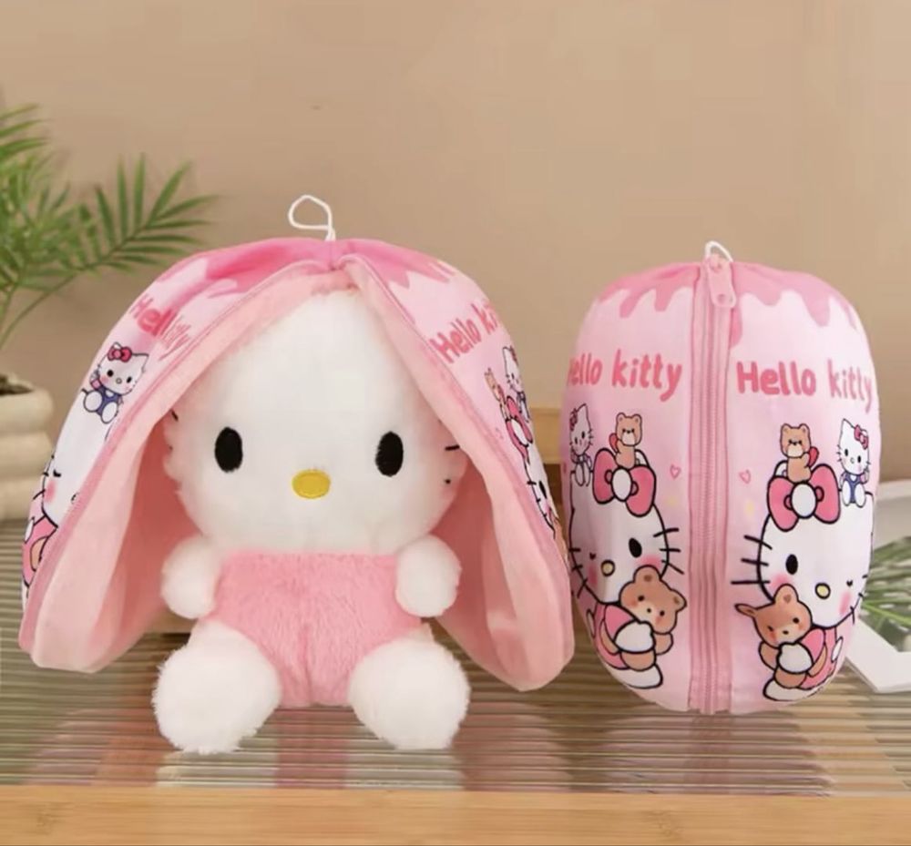 Плюшена играчка Hello Kitty Kuromi, Кити Куроми плюшени играчки 25см