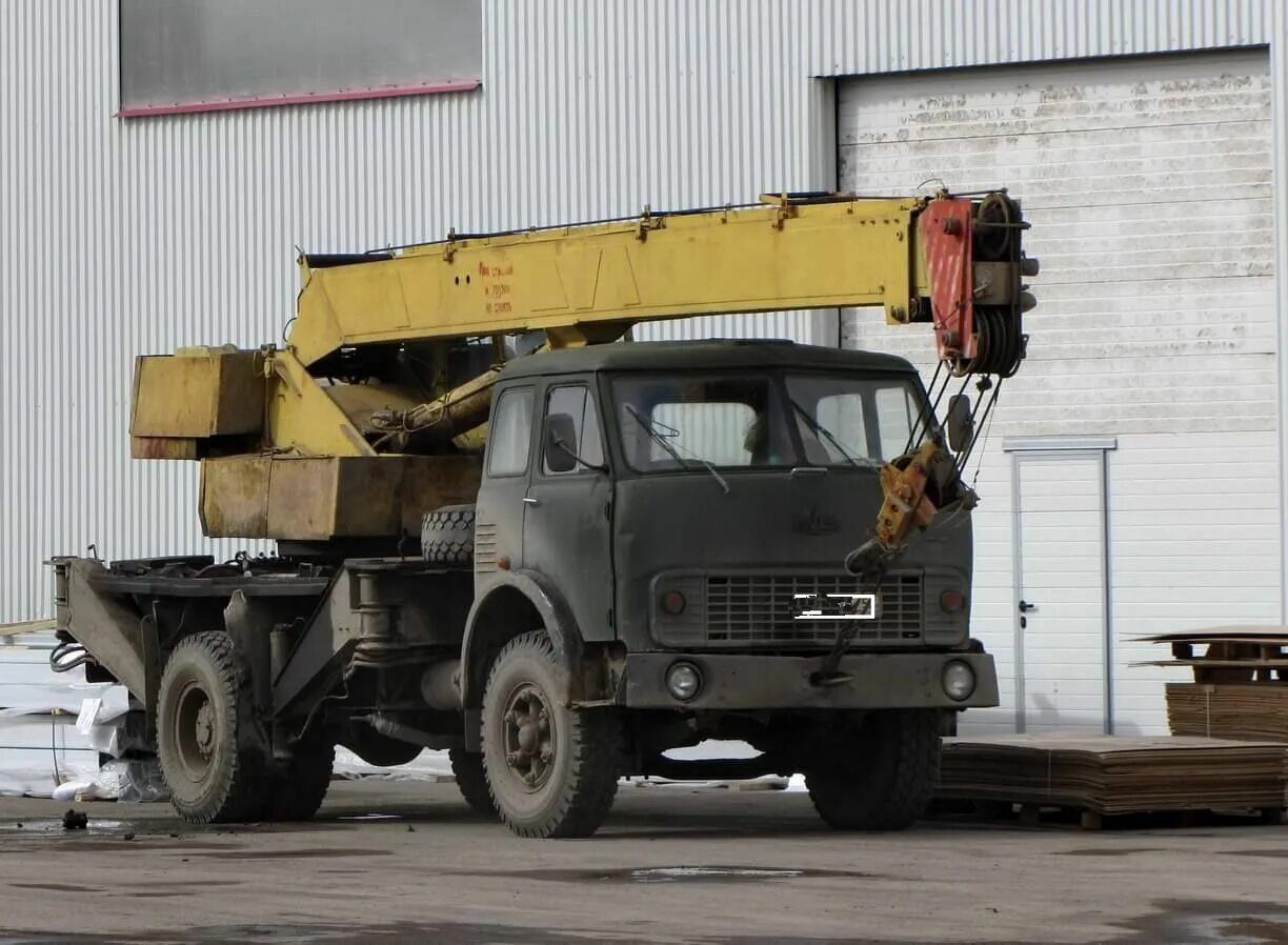 Автокран Маз ивановец