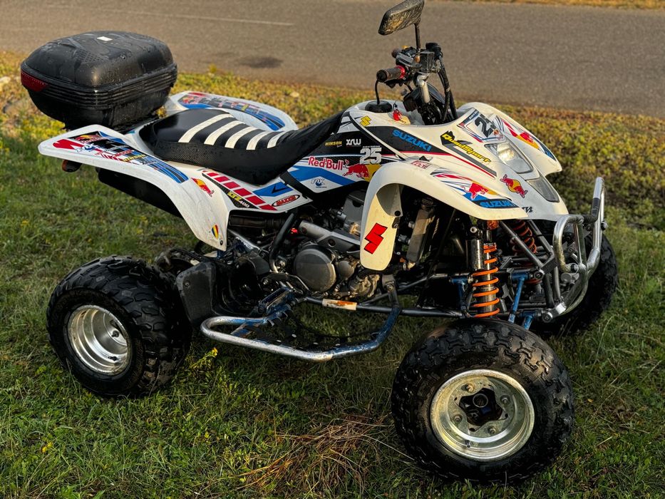 Pret in euro!
Suzuki ltz ak47 varianta cu mai mulți cai !