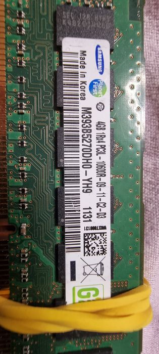 Ram ddr3 ecc 8GB  8buc 64GB