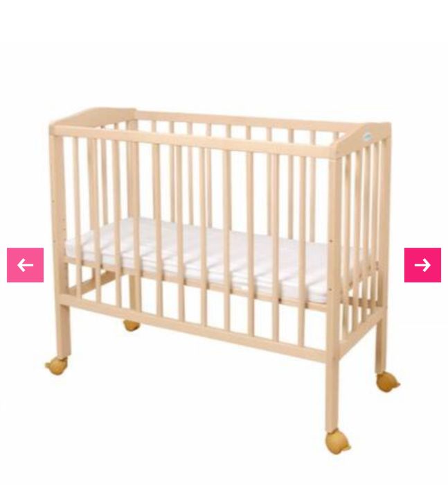 Pătuț co-sleeping Waldin 2 în 1 cu saltea cocos