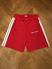 Palm Angels Classic Track Shorts Red/white