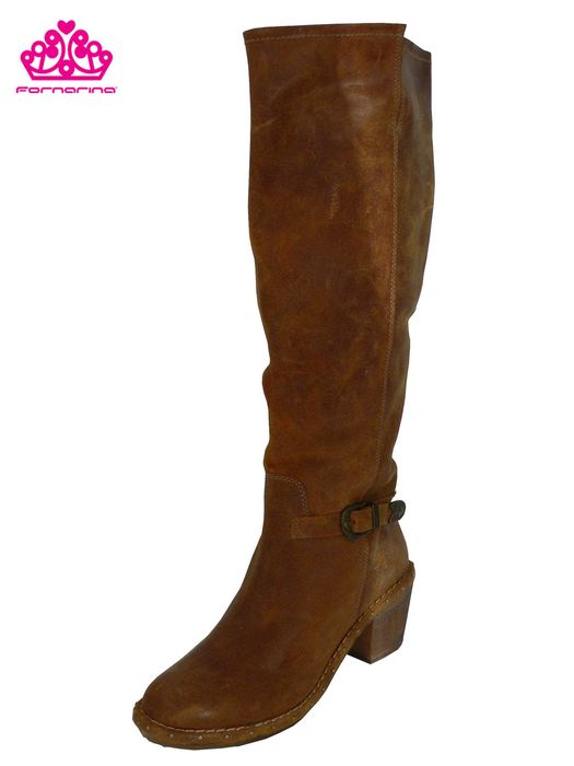 РАЗПРОДАЖБА! FORNARINA Оригинални Дамски Ботуши Естествена Кожа