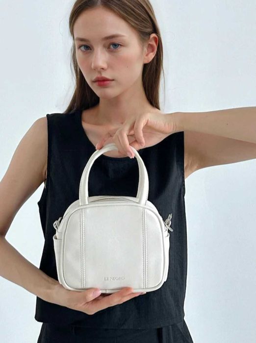 Женственная сумочка LeNeoro цвета слоновой кости из Южной Кореи