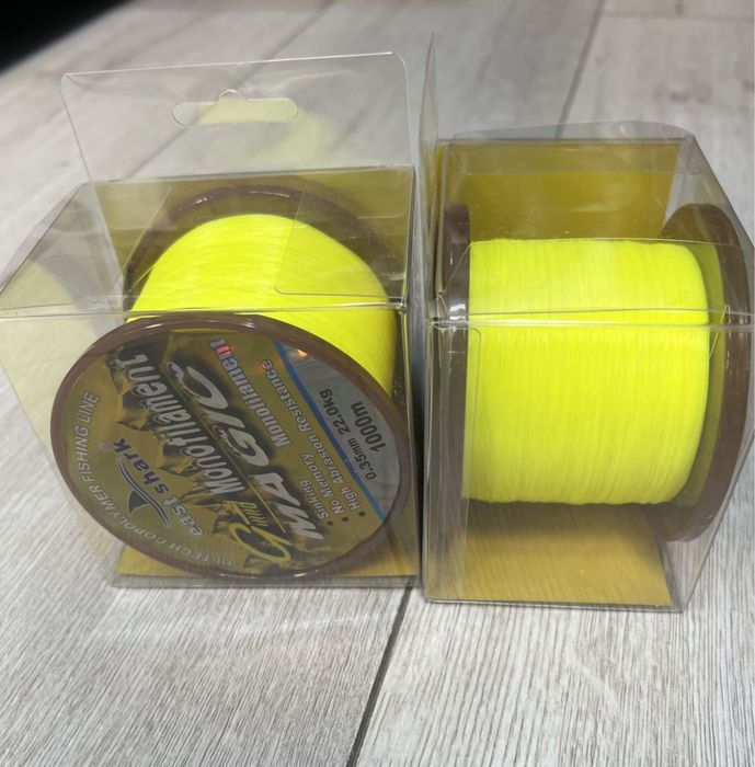 Vand fir EastShark Magic Monofilamnet Yellow Fluo