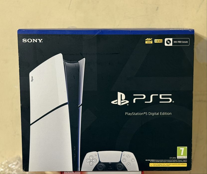 НОВО!!! Конзола PlayStation 5 Digital Edition (PS5) Slim, 1TB SSD