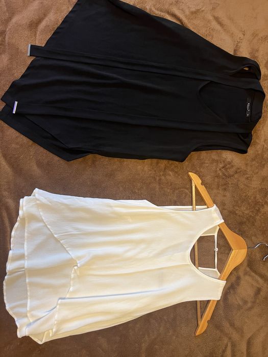 Топ черен и бял