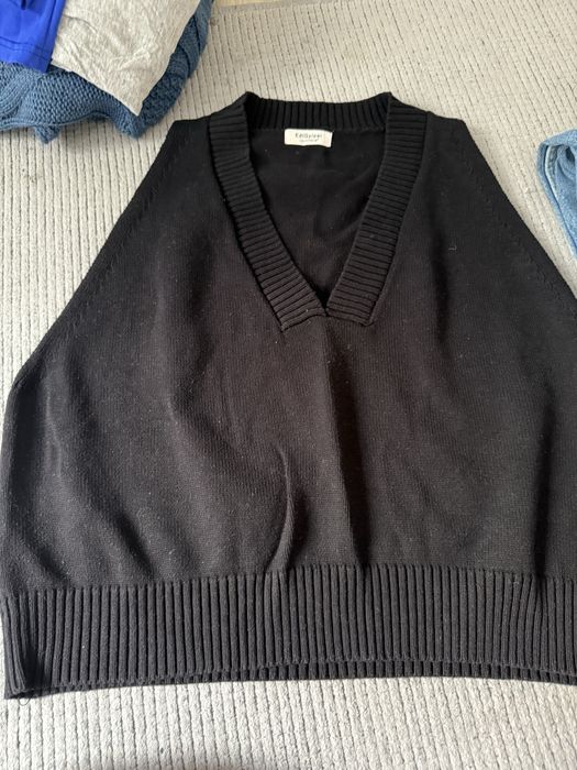 Кардиган черный безрукава