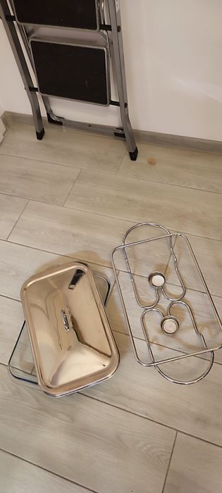 Vas termorezistent, cu incalzitor pentru mancare, 3 l, Sabinex