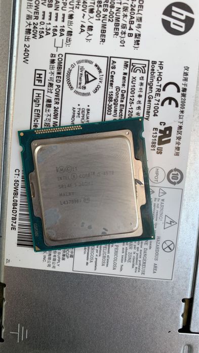 Calculatore PC I5  HP gen 4  ,8 gb ram hard 500 gb