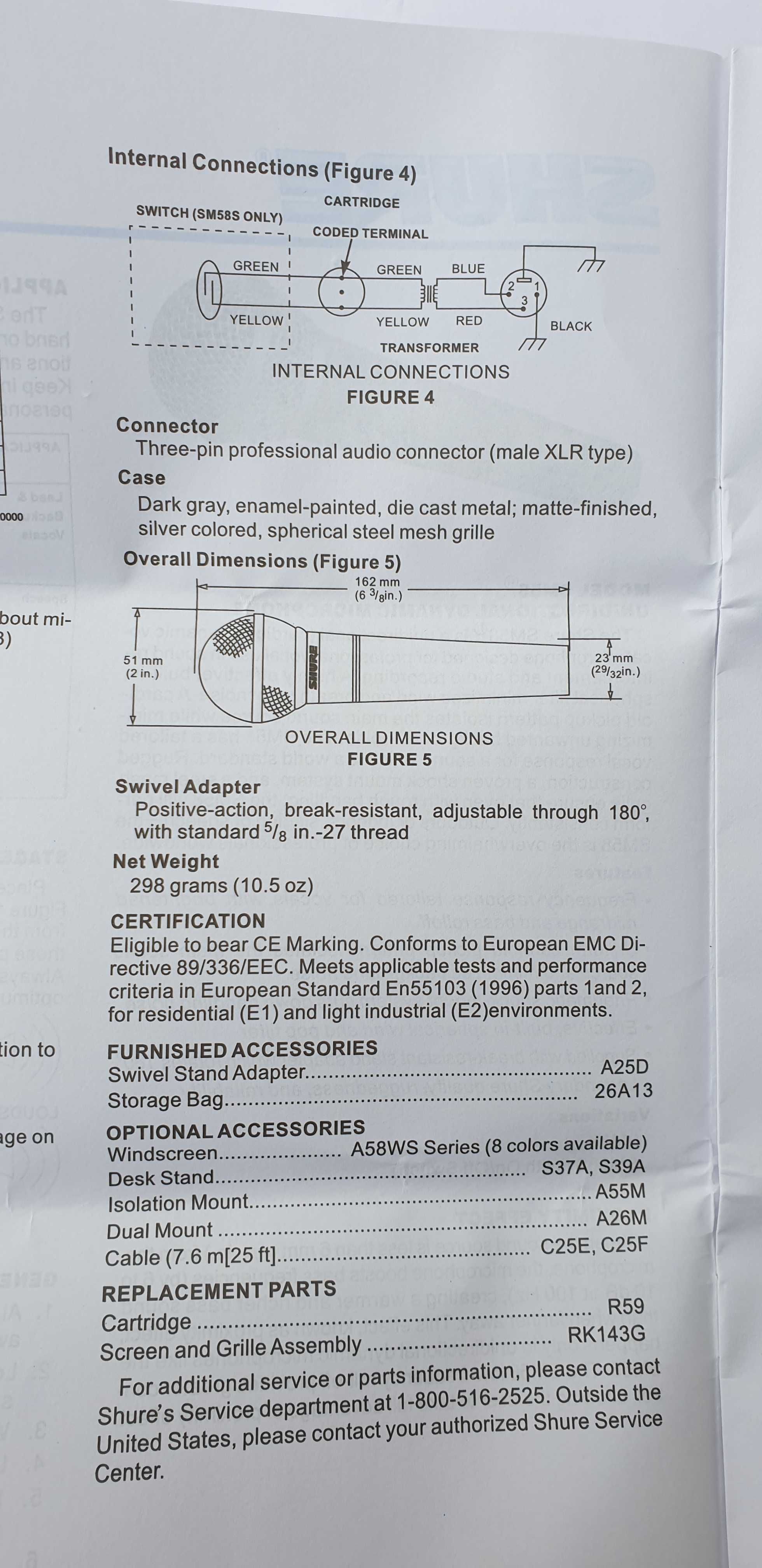 Microfon shure SM 58 cu cablu