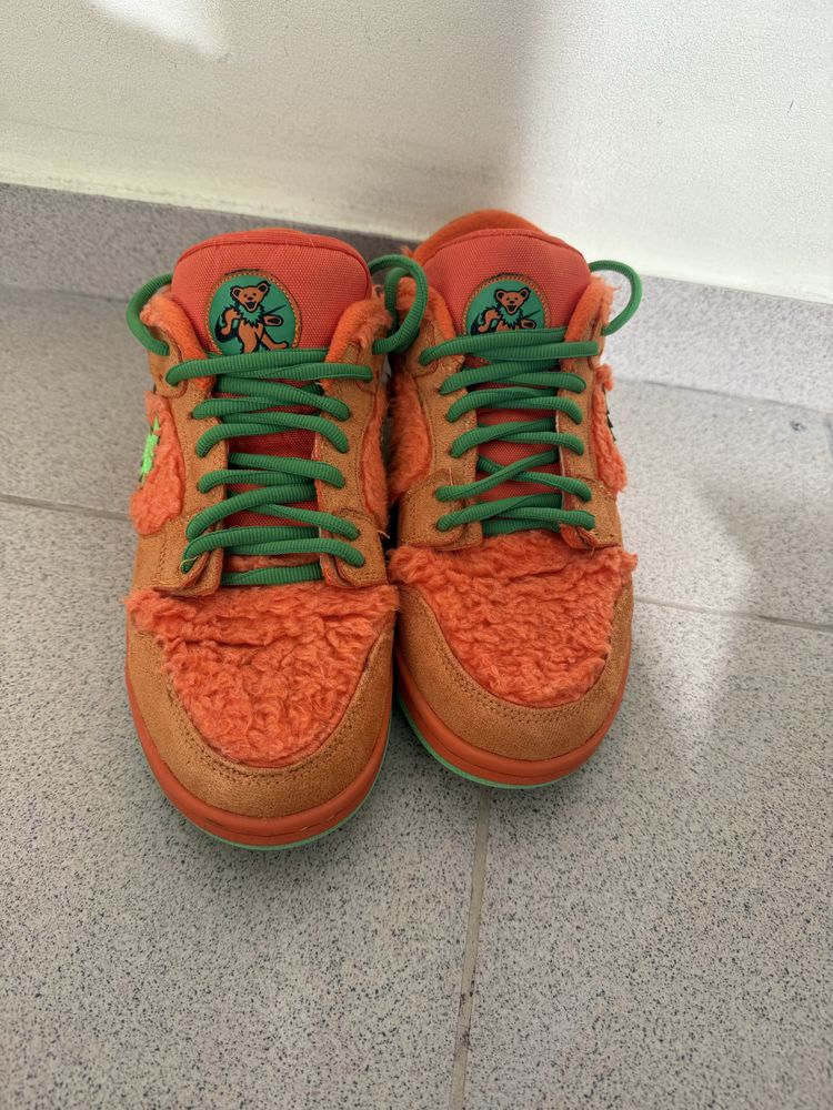 Nike Grateful Dead SB Dunk Low Orange Bear