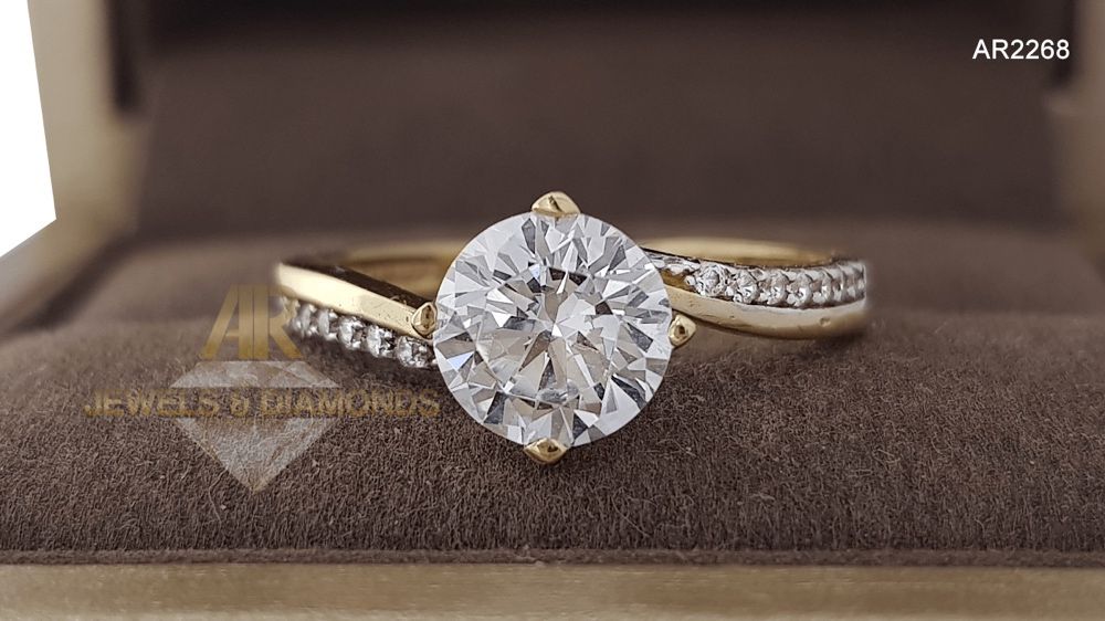 Inel Aur 14 K model nou deosebit ARJEWELS&DIAMONDS(AR2268)