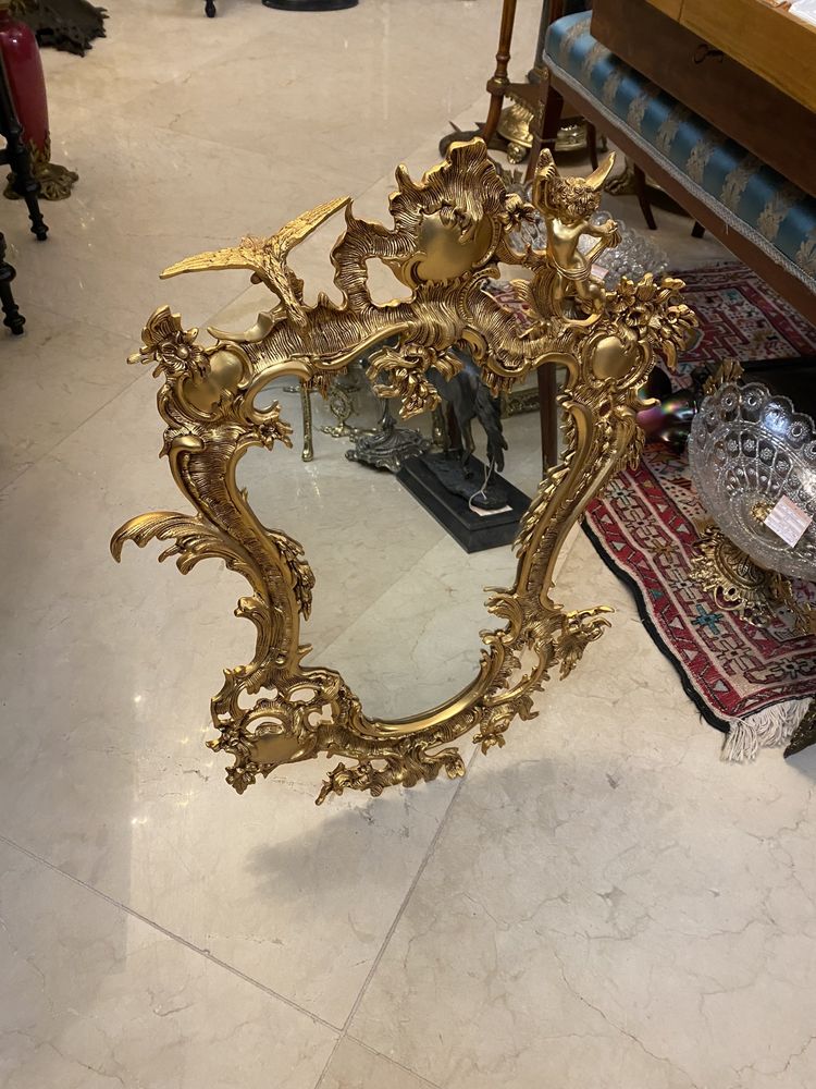 bronz masiv/oglinda podea/70cm