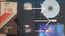 Copiere  casete VHS pe DVD/stick USB/telefon