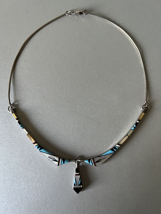 Colier navajo argint Tommy Jackson