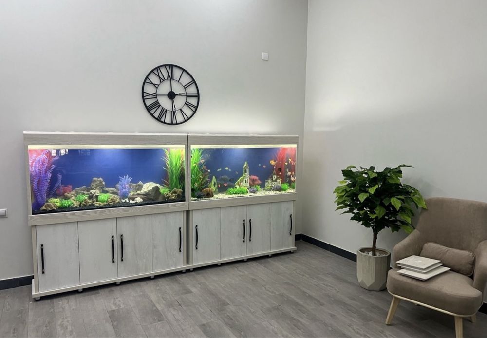 Аквариумы  разных литров