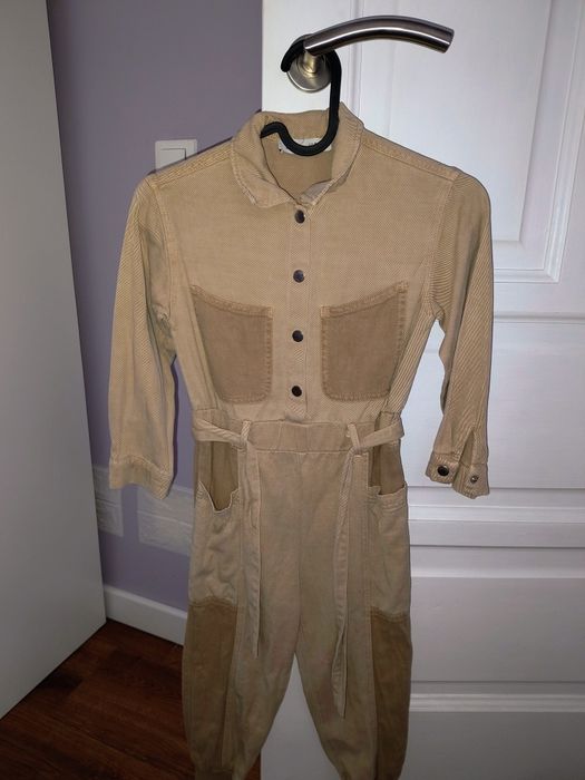 Salopeta Zara Denim fetita mărimea 116 cm