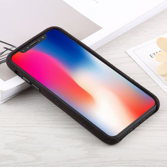 ЛУКС оригинален iPhone Алкантара калъф case X XS MAX 7 8 Plus 6 6s