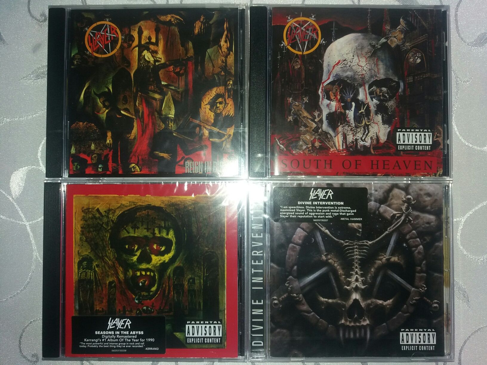 Оригинални дискове Sepultura, Metallica, Slayer, Pantera