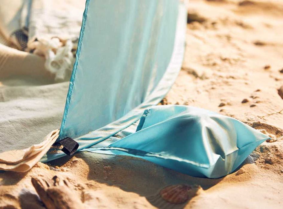 Cort de plaja cu protectie solara UV80, pop-up. NOU, sigilat, Germania