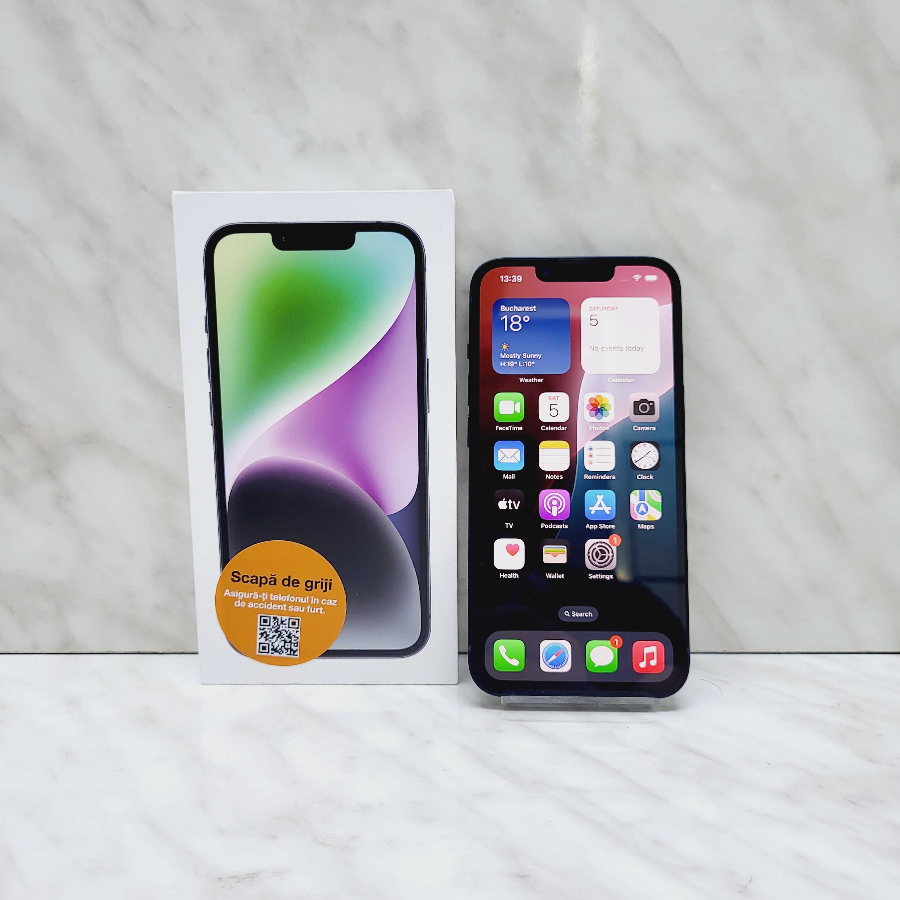 Iphone 14 128gb 100% baterie, Garantie, ZEUS Amanet Militari 31330
