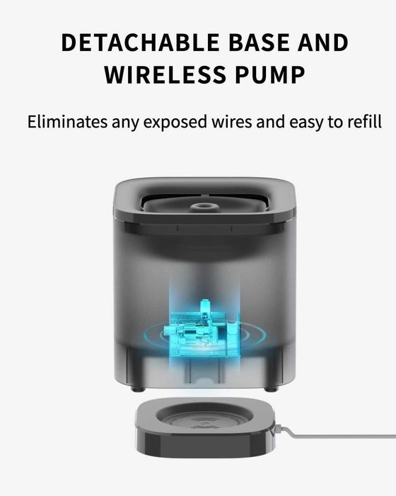 Поилка за котка PETKIT Eversweet Solo SE 1.85L безжична помпа