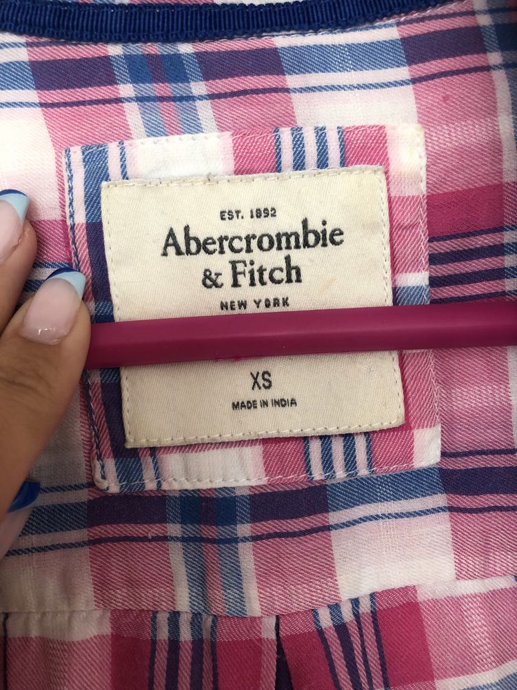 Дамска розова лятна риза Abercrombie&Fitch