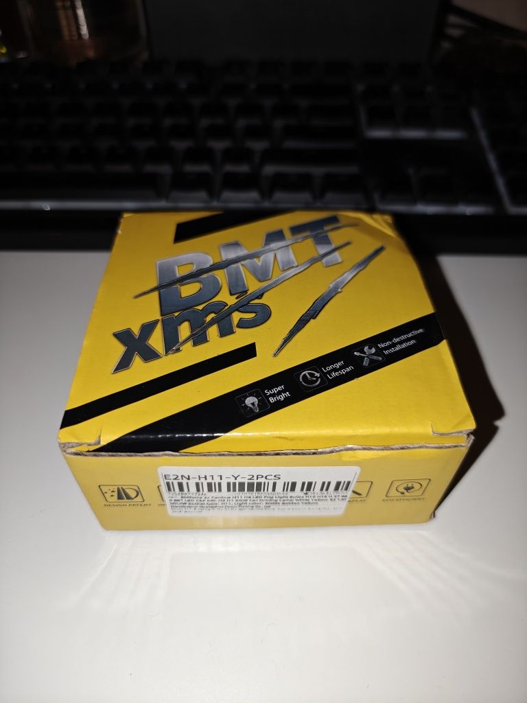 BMTxms LED крушки H11 жълти 3000К  30W 12000LUM