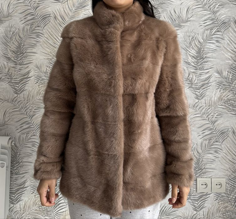 Норковая шуба бу