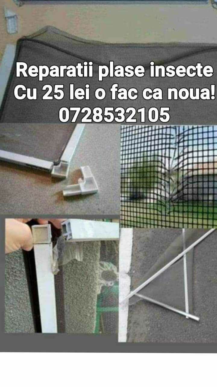 Reparatii plase insecte (tantari)