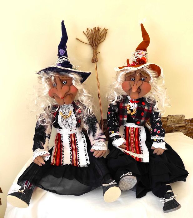 Кукла Баба Яга. 80 см.Ръчно изработена кукла.