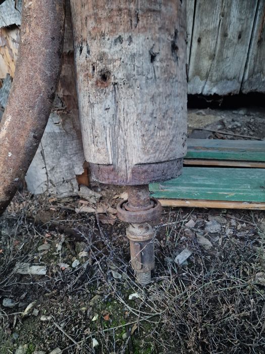 Roata de fantana fonta cu tambur