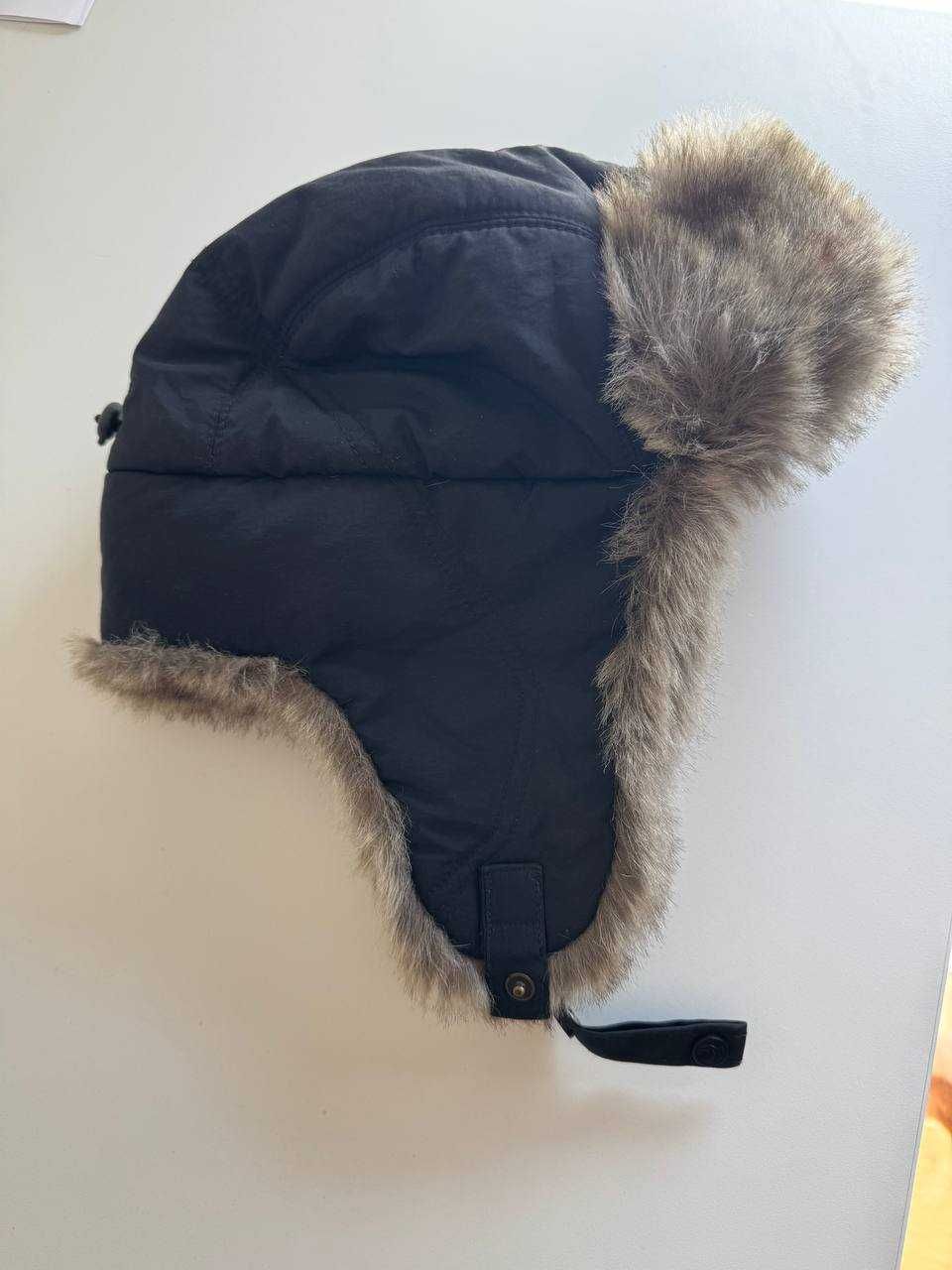 Зимна кожена шапка с ушанка Outventure