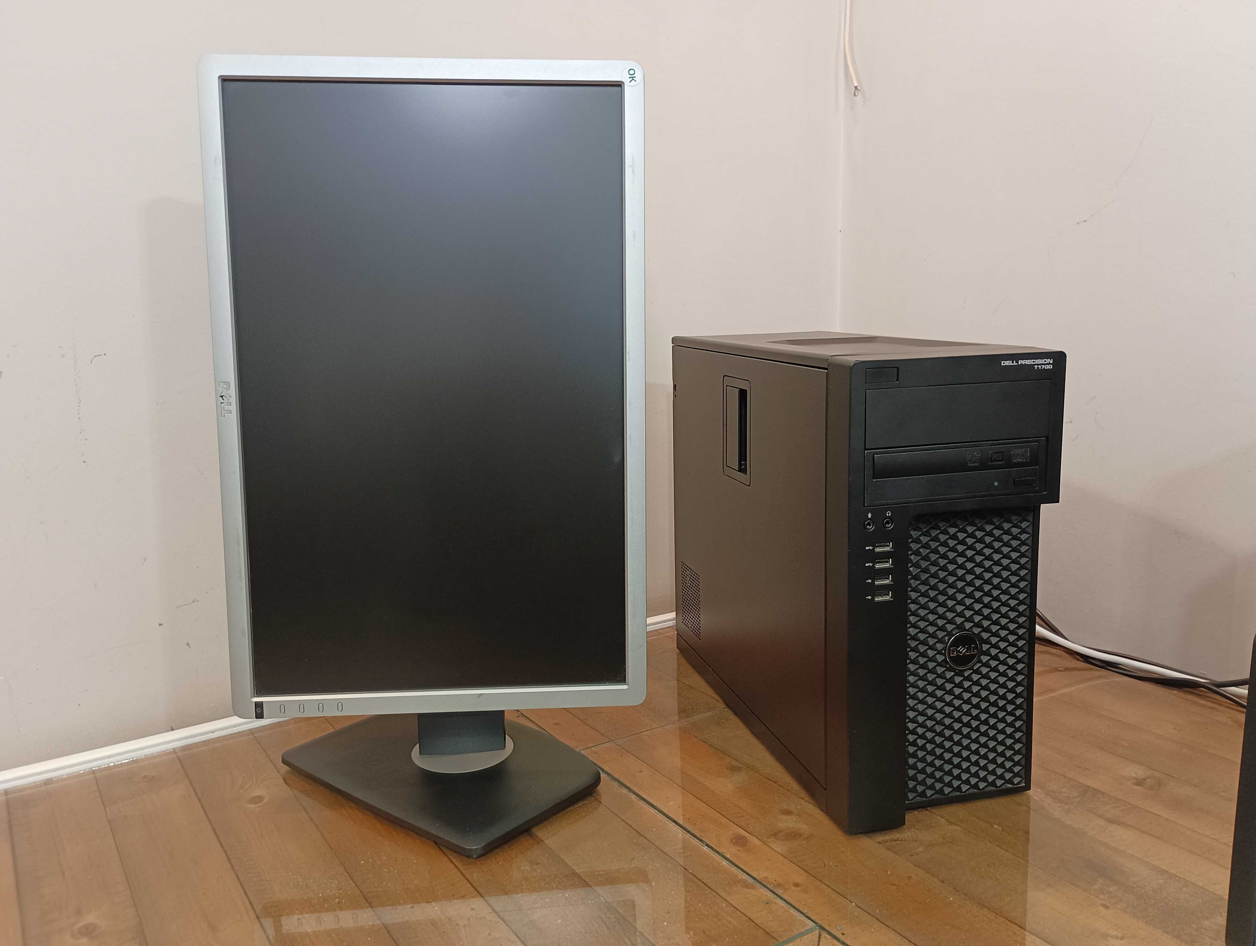 Компютър  Dell Precision T1700 Xeon E3 1220 + монитор , клавиатура и